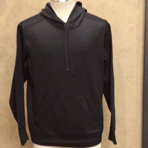Polyester hooded sweatshirt